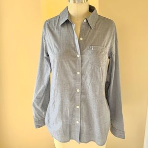 Light blue button up